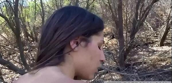  Young teen girl jerking Latina Deepthroats on the Border